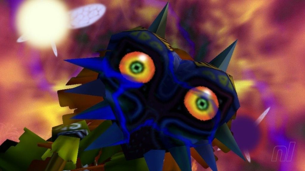Zelda: Majora's Cutscene Mask podczas przełączania najwyraźniej „bardziej wyrafinowanego na N64” z emulacji konsoli wirtualnej Wii
