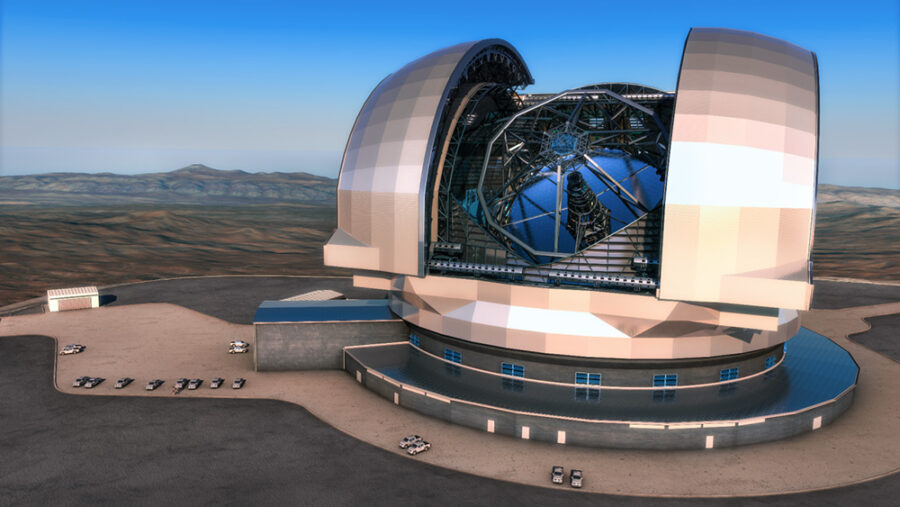 Europejski Bardzo Duży Teleskop (koncepcja artysty)
