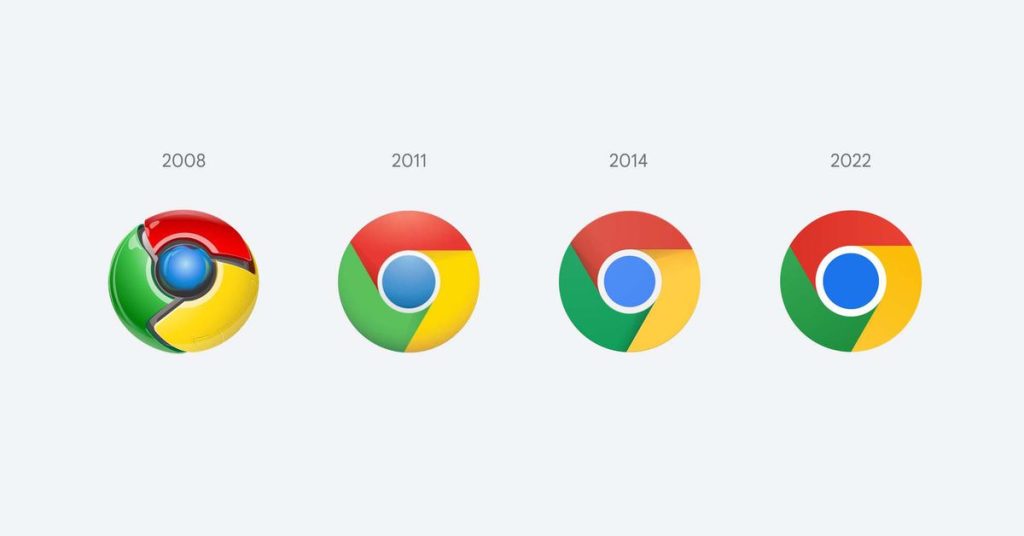 Chrome w wersji 100 jest dostarczany ze zaktualizowanym logo o średnicy