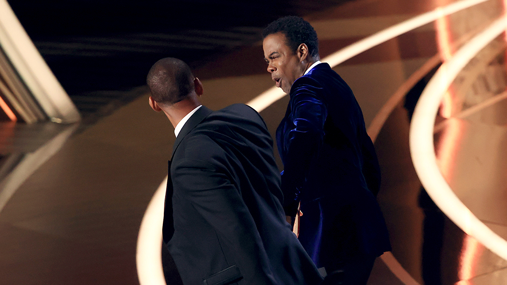 Will Smith uderza Chrisa Rocka podczas rozdania Oskarów