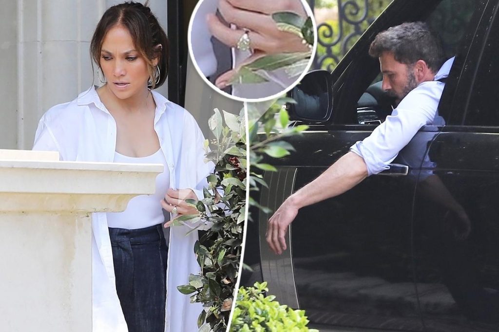 Jennifer Lopez pokazuje swój pierścionek zaręczynowy, szukając domu z Benem Affleckiem