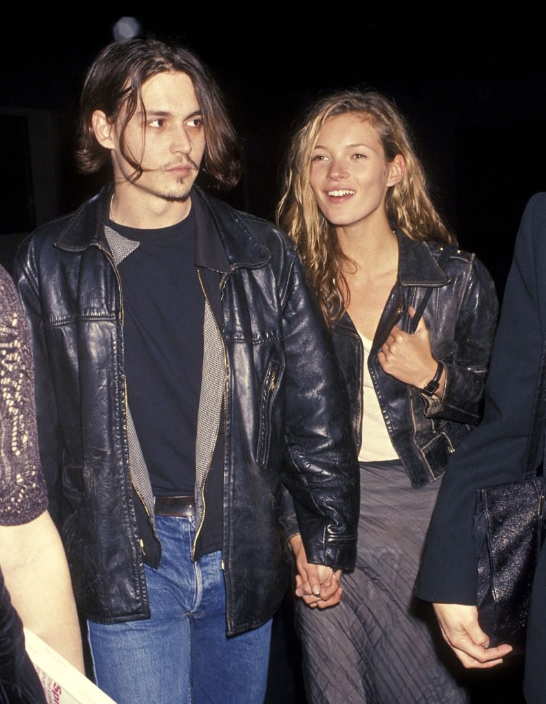 Johnny Depp i Kate Moss w 1994 roku.