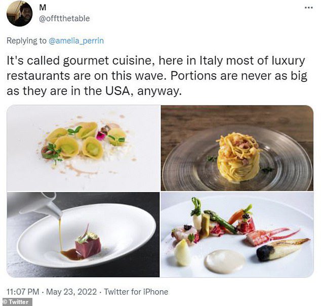 Z drugiej strony: wśród hejterów był Włoch, który wyjaśnił, że danie to kuchnia dla smakoszy, z eleganckiej restauracji i 