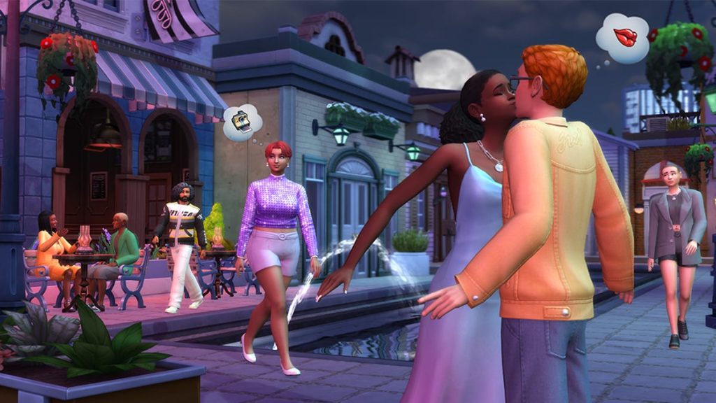 4 nowe zestawy Simów rozkołysanych wieczorami, dla dorosłych i dzieci Sims