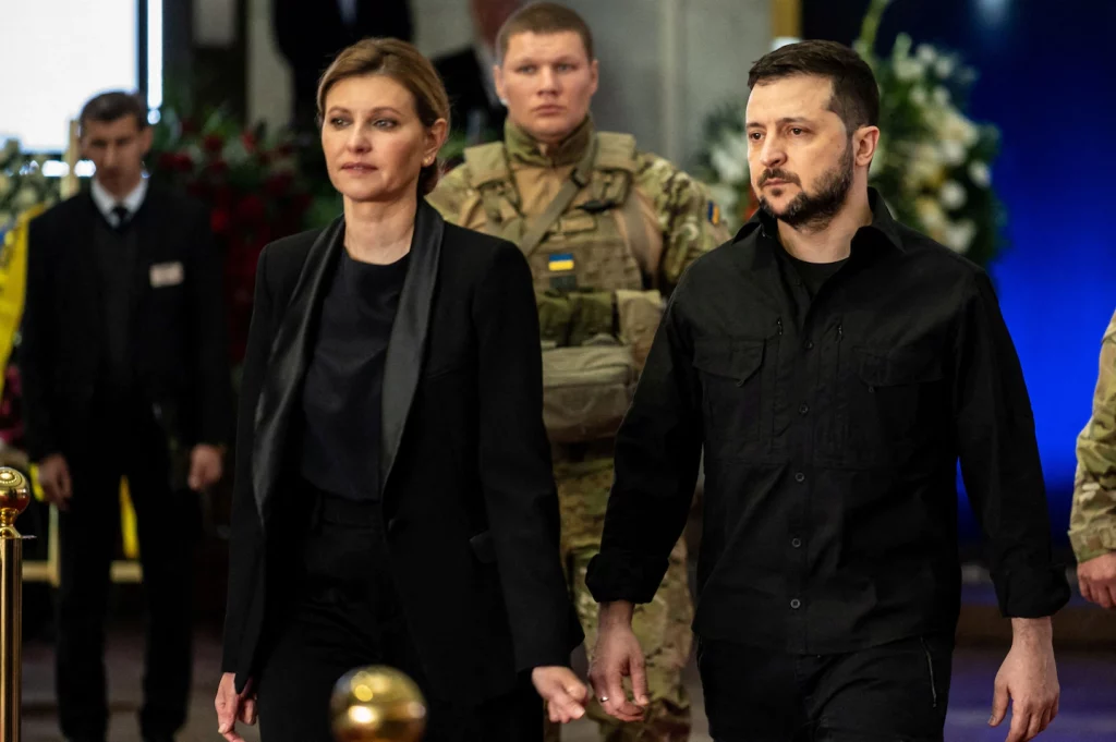 Pierwsza dama Ukrainy Olena Żeleńska opisuje straty wojenne swojej rodziny
