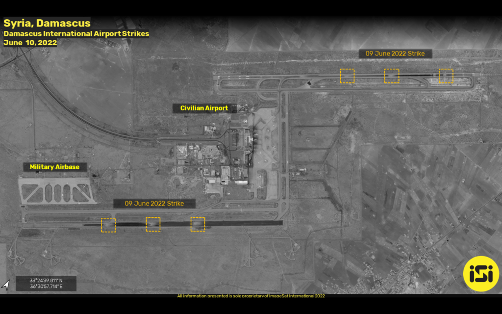 Rosja atakuje Izrael, ponieważ zdjęcia satelitarne pokazują „nieaktywne” lotnisko w Damaszku po nalocie
