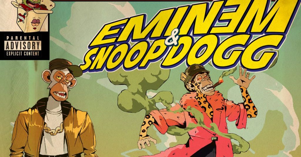 Teledysk Snoop Dogga i Eminema Bored Ape jest dostępny do wypróbowania i sprzedaży na tokenach
