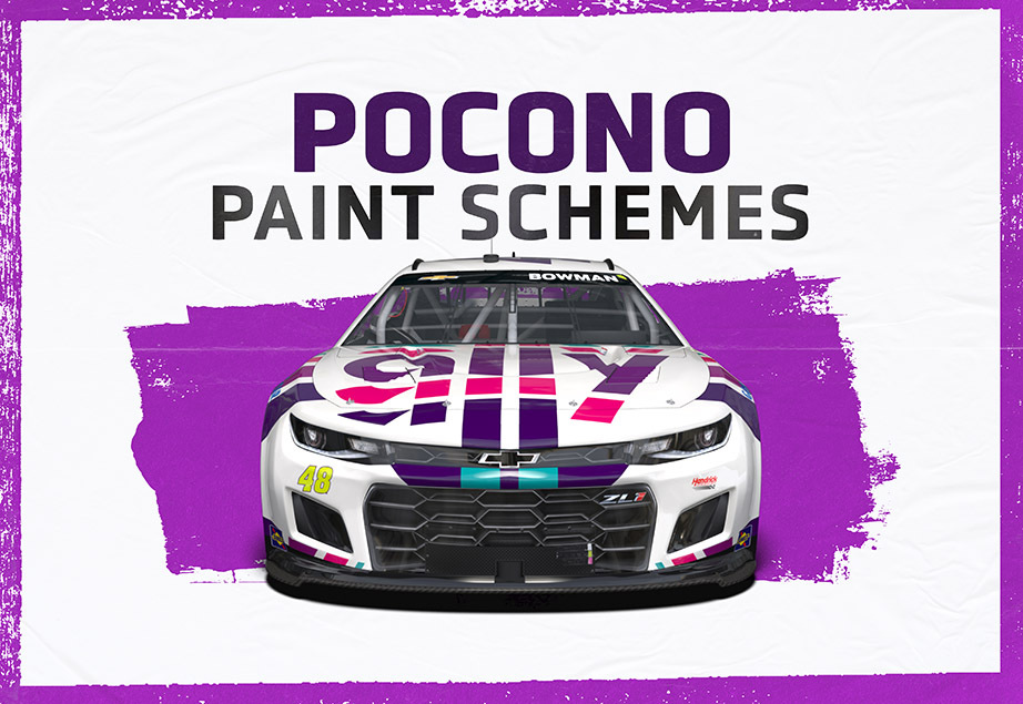 Podgląd schematu malowania: Pocono |  Hendrick Motorsport