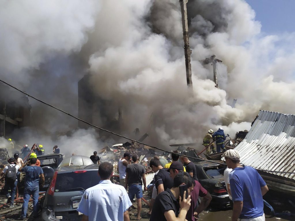 1 zabity i 36 rannych w eksplozji fajerwerków na rynku w Erewaniu