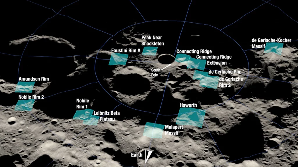 NASA ujawnia, gdzie kolejni Amerykanie chcą wylądować na Księżycu