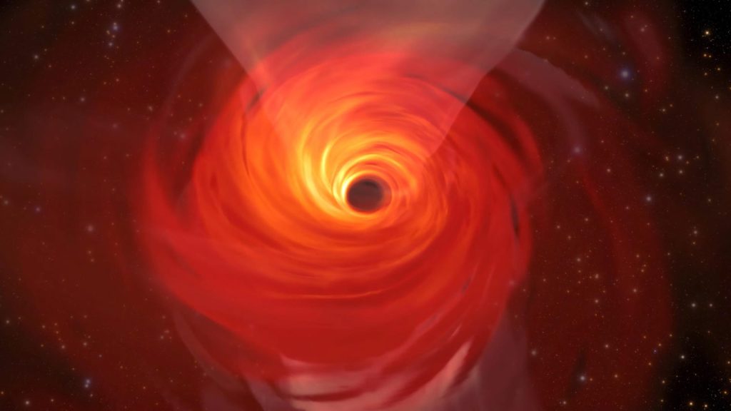 „Niesamowita” bańka gorącego gazu pełzająca wokół supermasywnej czarnej dziury Drogi Mlecznej
