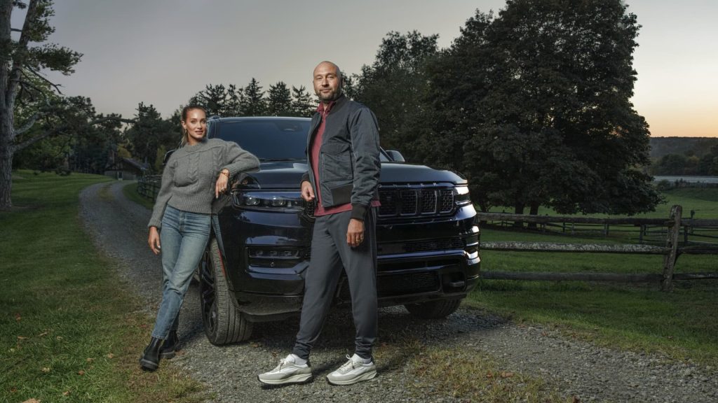 Derek Jeter promuje SUV Jeep Grand Wagoneer