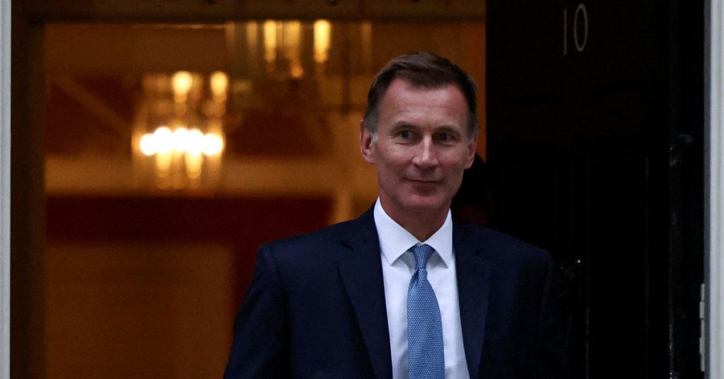Nowy brytyjski minister finansów Hunt odwraca swój plan podatkowy i zwiększa dotacje na energię