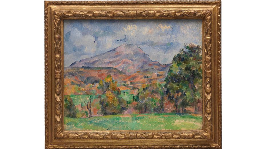 "La Montagne Saint Victoire" autor: Paul Cézanne