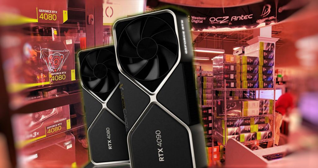 NVIDIA sprzedała już 160 000 kart graficznych GeForce RTX 40, ale sklepy wciąż są pełne kart RTX 4080