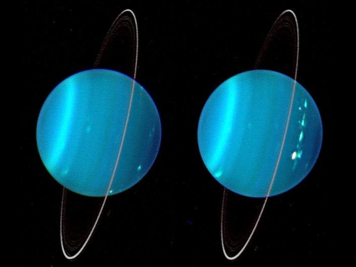 Pierścienie planety Uran autorstwa NASA PIA17306
