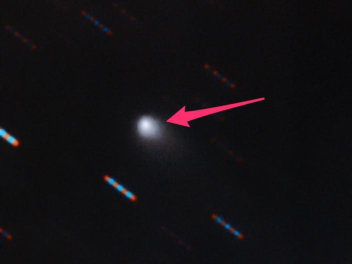 Szkic międzygwiezdnej komety C 2019 Q4