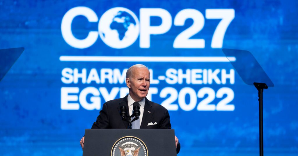 Oto, co wydarzyło się, gdy Biden przemawiał na szczycie klimatycznym COP27