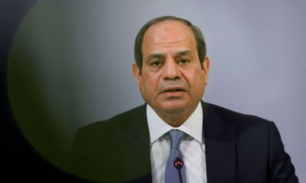 Abdel Fattah el-Sisi, prezydent Egiptu.