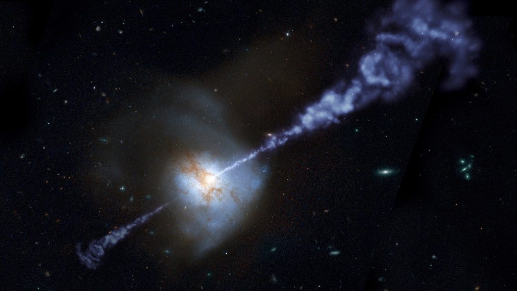 Supermasywna czarna dziura pożera gwiazdę, wyrzucając jej pozostałości na Ziemię