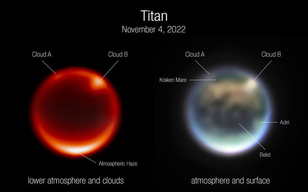Teleskop Webba kieruje swoje oko na tajemniczy księżyc Saturna, Tytan