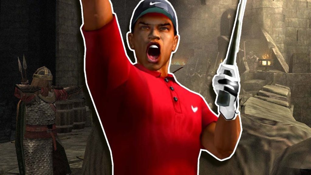 EA stworzyło PS2 Władca Pierścieni z silnikiem golfowym Tiger Woods
