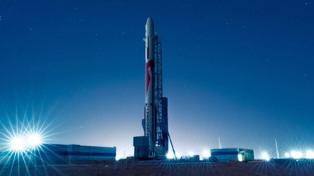 Flagowa chińska rakieta zasilana metanem nie osiągnęła orbity