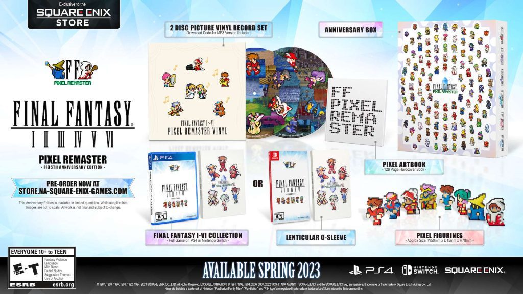 Seria Final Fantasy Pixel Remaster trafi na PS4 i Switcha wiosną 2023 roku