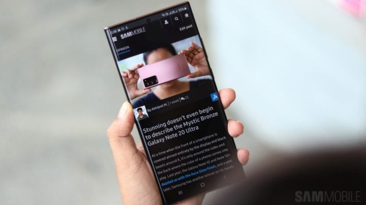 Seria Samsung Galaxy Note 20 otrzymuje aktualizację zabezpieczeń z grudnia 2022 r. w USA